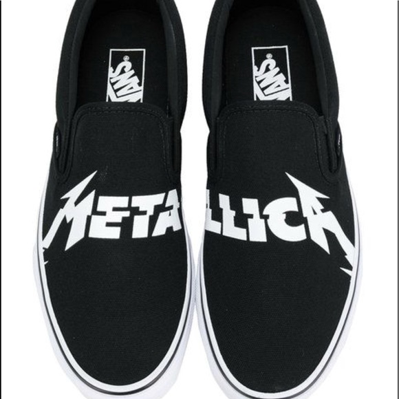 vans x metallica slip on